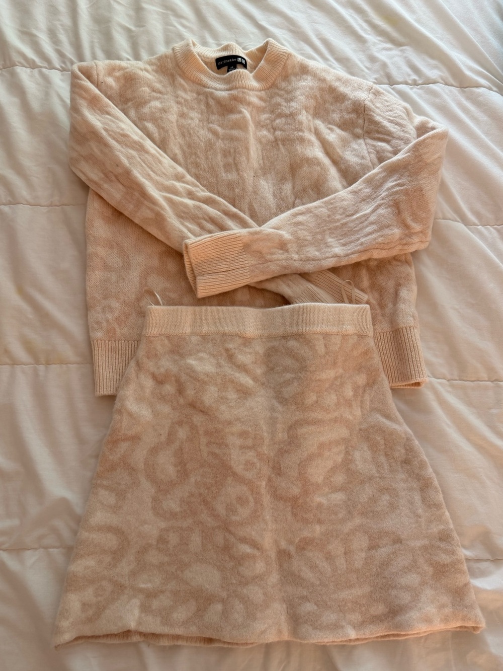 Uniqlo Marimekko Soft Knit Sweater & Skirt Set